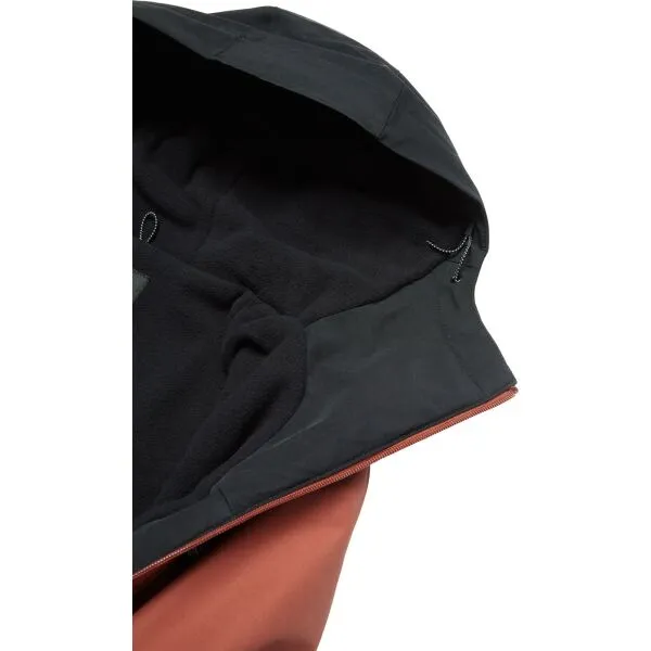 Quiksilver OVERCAST 3K WARM JACKET Pánska bunda, vínová, veľkosť