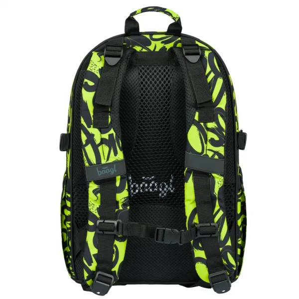 BAAGL Školský batoh Core Lime