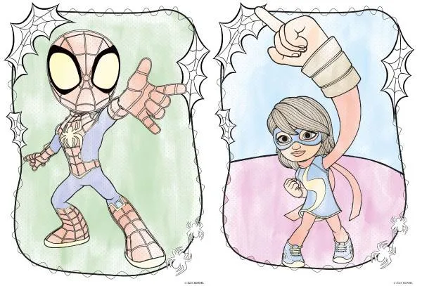 Maľovanky Maľuj vodou! A5 Spidey 15x21cm