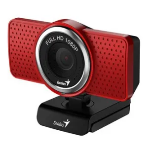 Genius Full HD Webkamera ECam 8000, 1920x1080, USB 2.0, červená, Windows 7 a vyšší, FULL HD, 30 FPS