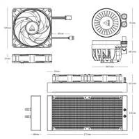 ARCTIC Vodní chladič Liquid Freezer III 240 ARGB, 2x120mm, AM5, LGA1700, bílá
