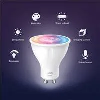 TP-Link Tapo L630 chytrá WiFi stmívatelná LED žárovka (barevná,2200K-6500K,350lm,2,4GHz,GU10)