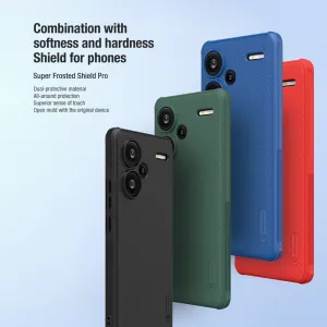 Nillkin Super Frosted Pro, Xiaomi Redmi Note 13 Pro+ 5G, čierny
