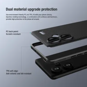Nillkin Super Frosted Pro, Xiaomi Redmi Note 13 Pro+ 5G, čierny