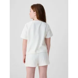 GAP LOGO RAGLAN Dievčenská mikina, biela, veľkosť