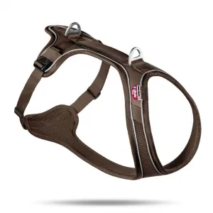 CURLI Postroj pre psov Belka Comfort Brown XL, 30-45kg