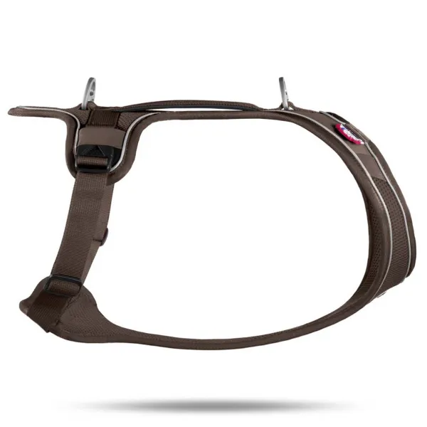 CURLI Postroj pre psov Belka Comfort Brown XL, 30-45kg