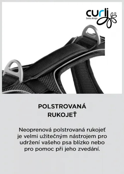 CURLI Postroj pre psov Belka Comfort Brown XL, 30-45kg