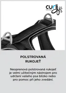 CURLI Postroj pre psov Belka Comfort Brown XL, 30-45kg