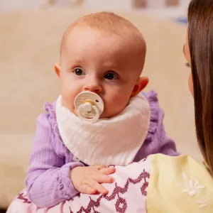 BIBS STUDIO Cumlíky z prírodného kaučuku Colour Pin 2ks - veľkosť 2 - Ivory Vanilla Mix