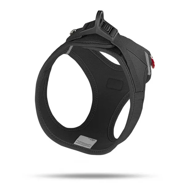 CURLI Postroj pre psov so sponou Air-Mesh Black M, 6-9kg