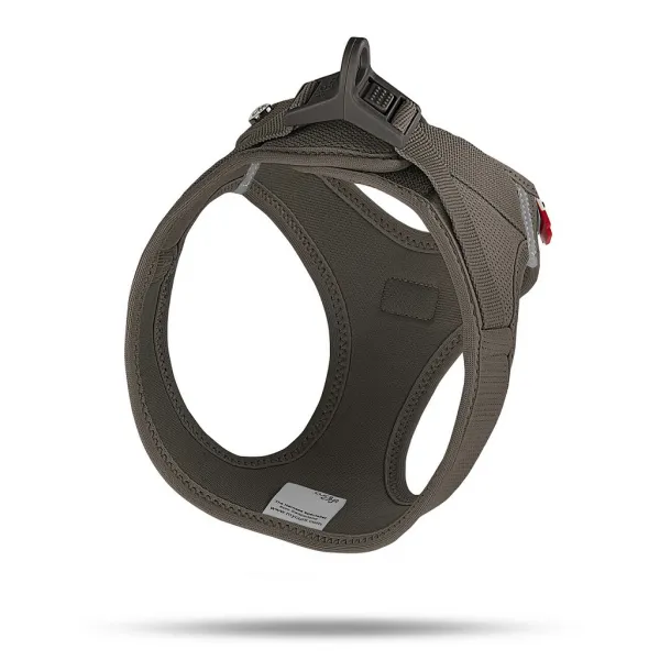CURLI Postroj pre psov so sponou Air-Mesh Brown XS, 3-5 kg