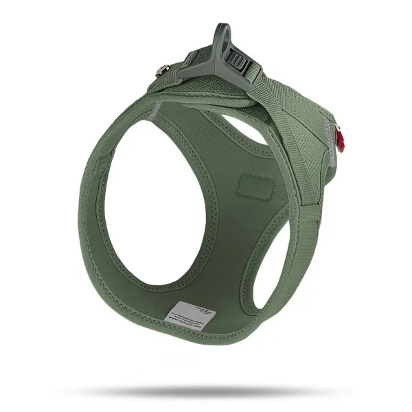 CURLI Postroj pre psov so sponou Air-Mesh Moss M, 6-9kg
