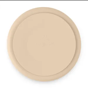 PETITE&MARS Tanierik silikónový deliaci okrúhly Take&Match Desert Sand 6m+
