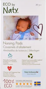 Dámske prsné vložky ECO by Naty pre dojčiace ženy 30ks