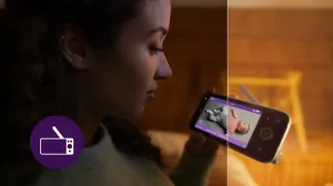 Philips AVENT Pestúnka detská chytrá Premium s prekladom plaču, sledovaním spánku a dýchania SCD971