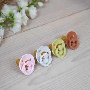 BIBS Colour cumlíky z prírodného kaučuku 2 ks veľ. 3 Sage / Ivory