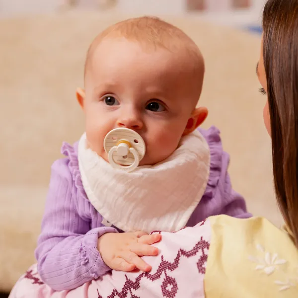 BIBS STUDIO Cumlíky z prírodného kaučuku Colour Pin 2ks - veľkosť 1 - Ivory Vanilla Mix