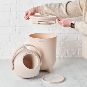 NATTOU Kôš na plienky Dropy White 27 cm, 20l