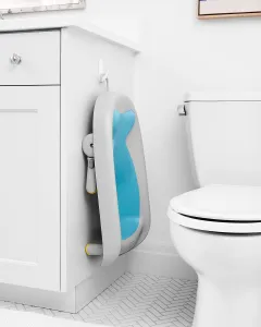 SKIP HOP Lehátko na kúpanie skladacie Moby modré 0-6m