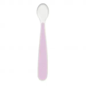 CHICCO Set jedálenský silikónový - pink, 6m+