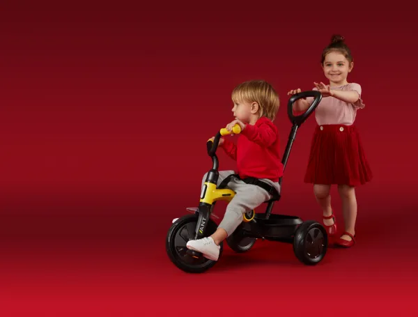 QPLAY Trojkolka Ant plus Rose, vek 2 - 6 rokov