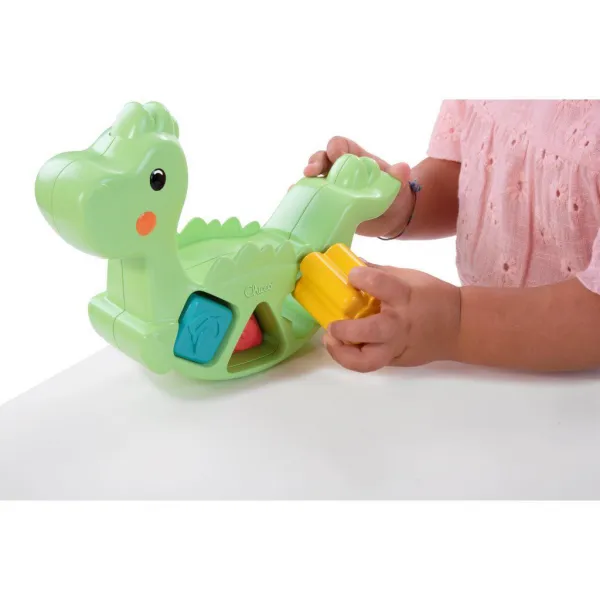 CHICCO Hračka vkladacia 2v1 Dino Eco+ 12m+
