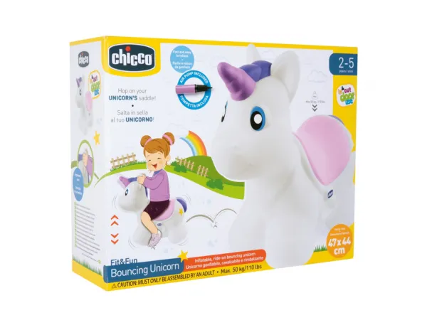 CHICCO Skákadlo nafukovacie Unicorn 24m+