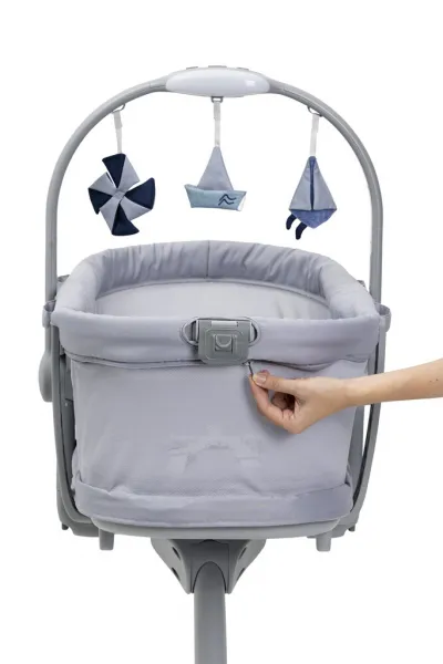 CHICCO Postieľka/lehátko/stolička Chicco Baby Hug Pro - Earl Grey