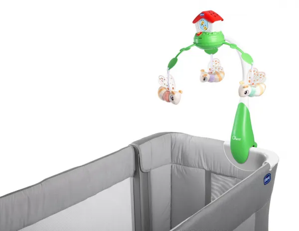 CHICCO Kolotoč nad postieľku s projektorom Bee Hive