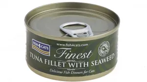FISH4CATS Konzerva pre mačky Finest tuniak s morskými riasami 70g