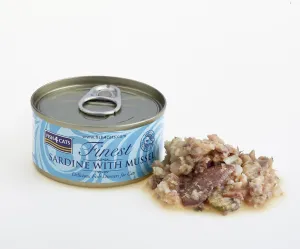 FISH4CATS Konzerva pre mačky Finest sardinka s mušľami 70g