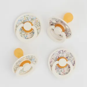 BIBS X LIBERTY Colour cumlíky z prírodného kaučuku 2ks veľ. 2 Ivory / Blush