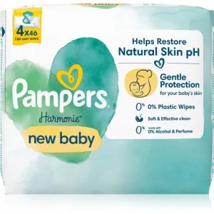 PAMPERS Obrúsky vlhčené Harmonie New Baby Plastic Free 4x46 ks