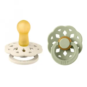 BIBS Boheme cumlíky z prírodného kaučuku 2 ks veľkosť 1, Ivory/Sage,BIBS Boheme cumlíky z prírodného kaučuku 2 ks veľkosť 1, Ivory/Sage
