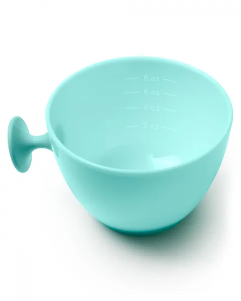 SKIP HOP Misky s vrchnákom a držiakom Easy Grab Grey,Teal 2 x 240 ml, 3m+