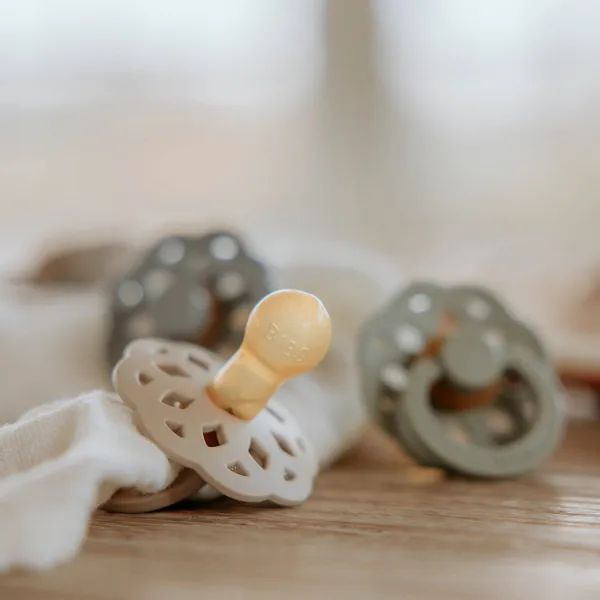BIBS Boheme cumlíky z prírodného kaučuku 2 ks veľkosť 1, Ivory/Sage,BIBS Boheme cumlíky z prírodného kaučuku 2 ks veľkosť 1, Ivory/Sage