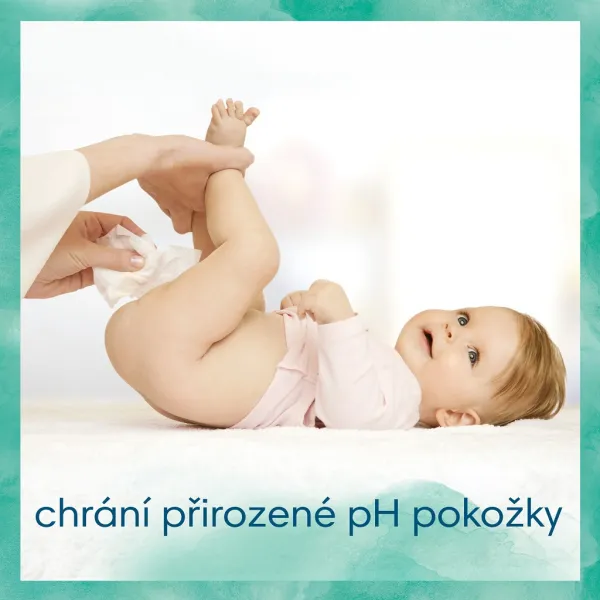 Pampers Harmonie Aqua vlhčené čistiace obrúsky pre deti 4x48 ks