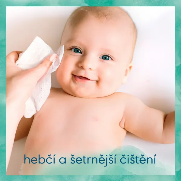 Pampers Harmonie Aqua vlhčené čistiace obrúsky pre deti 4x48 ks