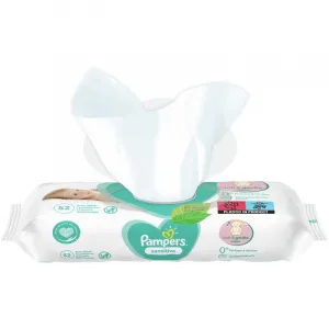 Pampers Sensitive detské čistiace utierky 12 x 52 ks,12x PAMPERS Sensitive Obrúsky vlhčené 52 ks