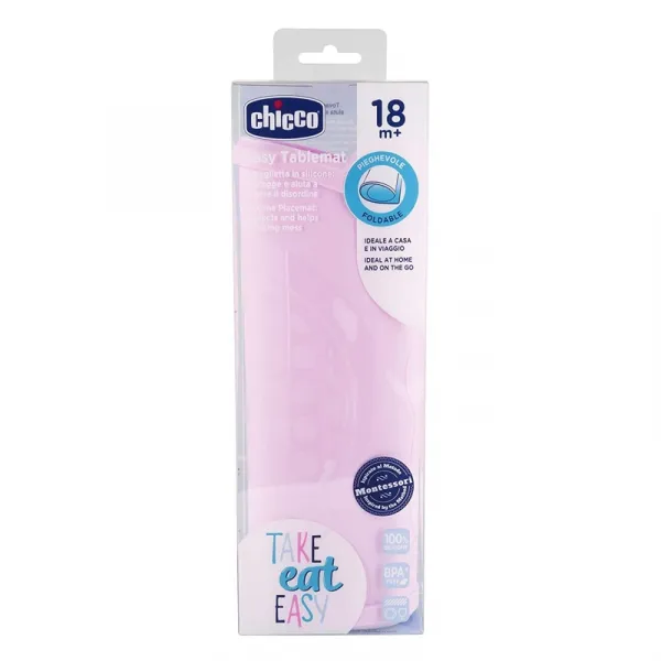 CHICCO Prestieranie silikónové, ružová 18m+