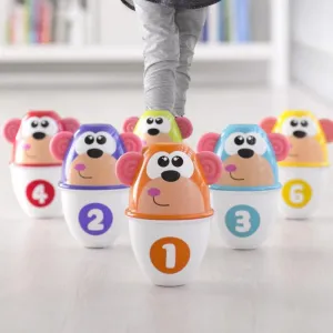 Chicco Kolky opičky,CHICCO Kolky veselé opičky 18m+ 6 ks