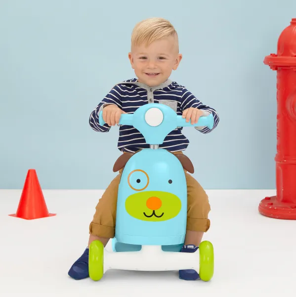 SKIP HOP Zoo odrážadlo 3v1 Ride-On Psík 12m+ do 20 kg