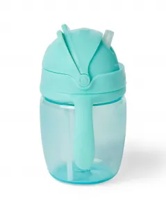 SKIP HOP Set jedálenský s hrnčekom 5 ks Easy-Feed Mealtime Set Teal/Grey 6m+
