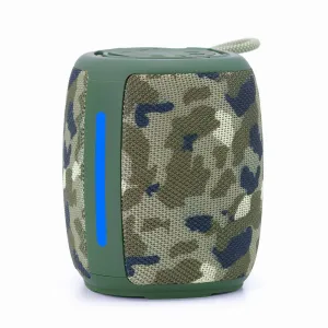 Repro GEMBIRD SPK-BT-LED-03, Bluetooth, 5W, RGB LED podsvícení, camo