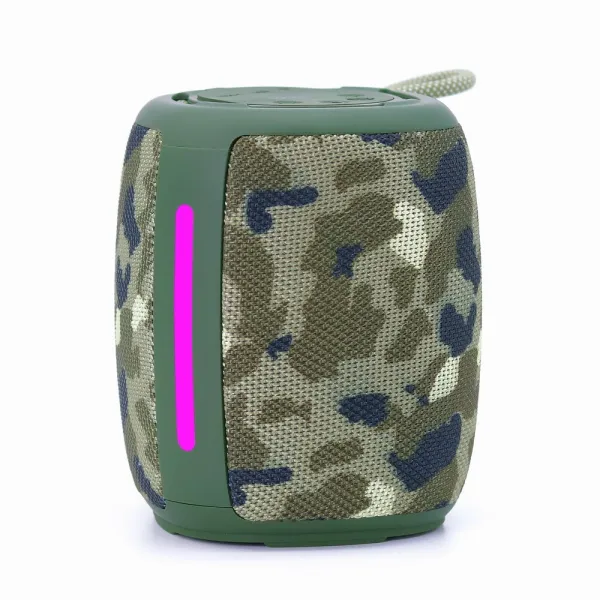 Repro GEMBIRD SPK-BT-LED-03, Bluetooth, 5W, RGB LED podsvícení, camo