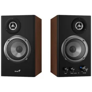 Genius reproduktory SP-HF1200B, 2.0, 36W, hnědé, regulace hlasitosti, dřevěné, 40Hz-20kHz
