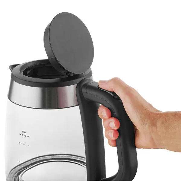 Rýchlovarná kanvica sklenená SILVER 1,7 l