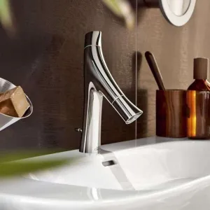 Axor Starck Organic - Umývadlová batéria s dvoma kohútikmi, chróm 12010000