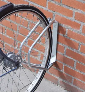 Stojan na bicykel na stenu 8 x 33 x 28 cm, kov
